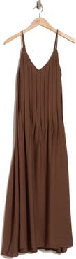 Blu Pepper Pleated Maxi Sundress