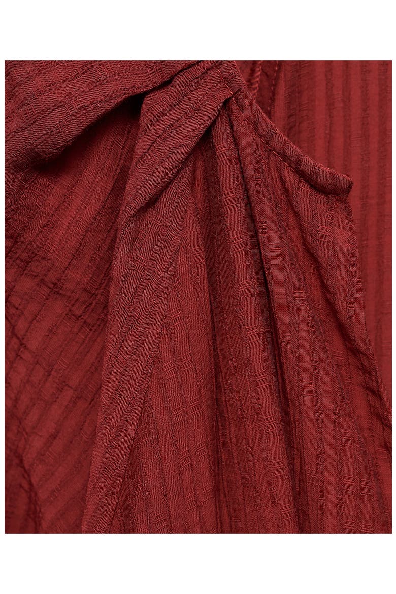 Textured Long Sleeve Dress, Alternate, color, MAROON