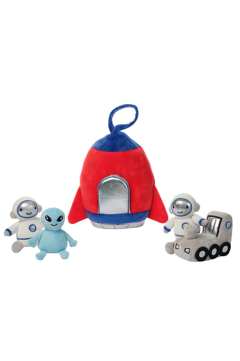 Space Galaxy Interactive Plush Toddler Play Set Toy, Alternate, color, Blue