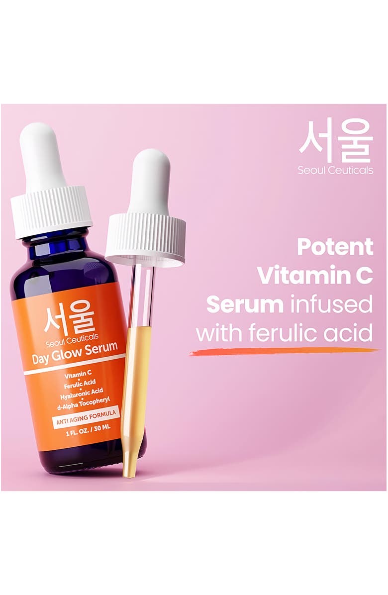 Seoul Ceuticals Korean Skincare Day Glow Vitamin C Serum, Alternate, color, Clear