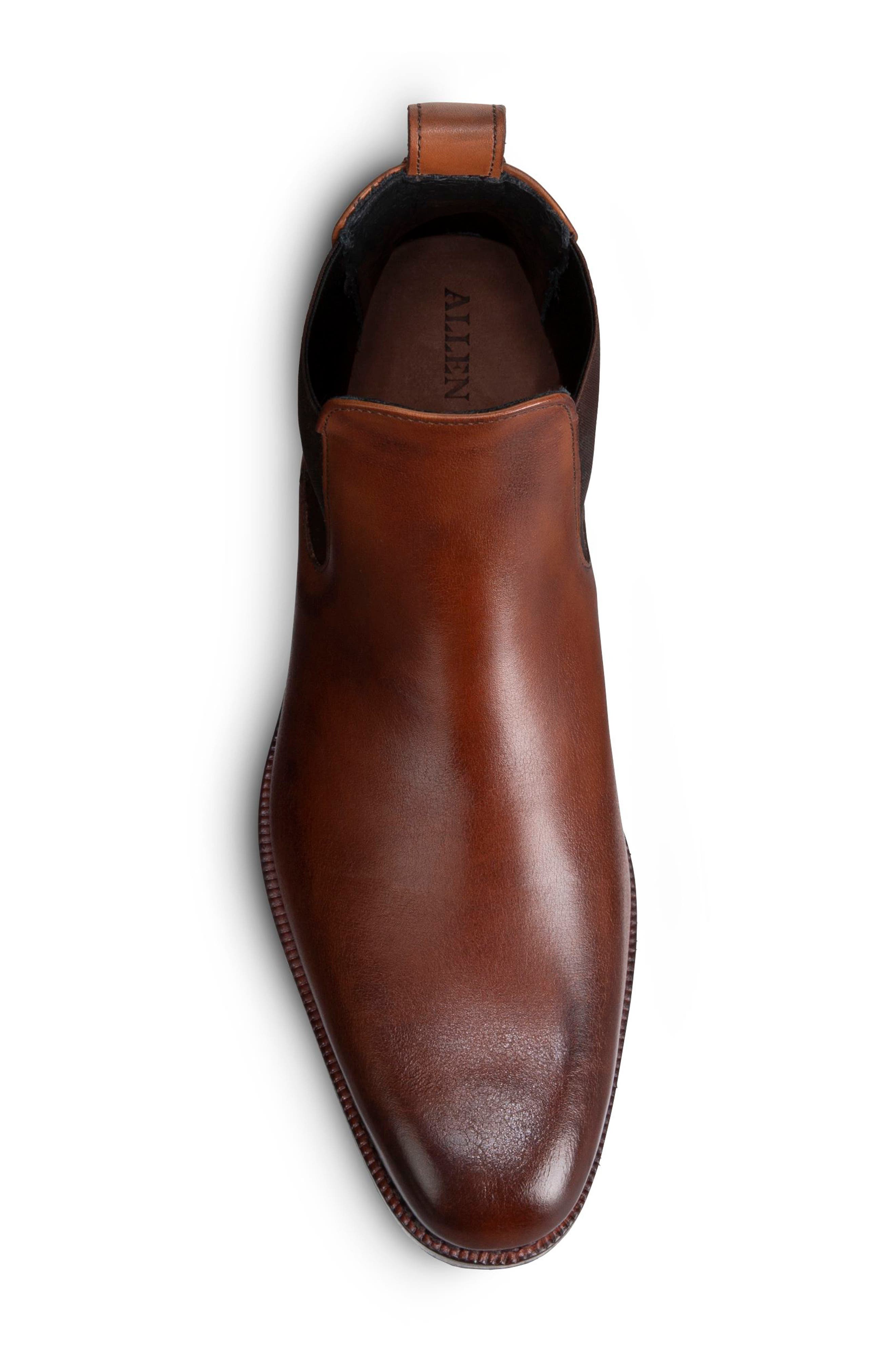 Allen Edmonds Liverpool Chelsea Boot, Alternate, color, Chili
