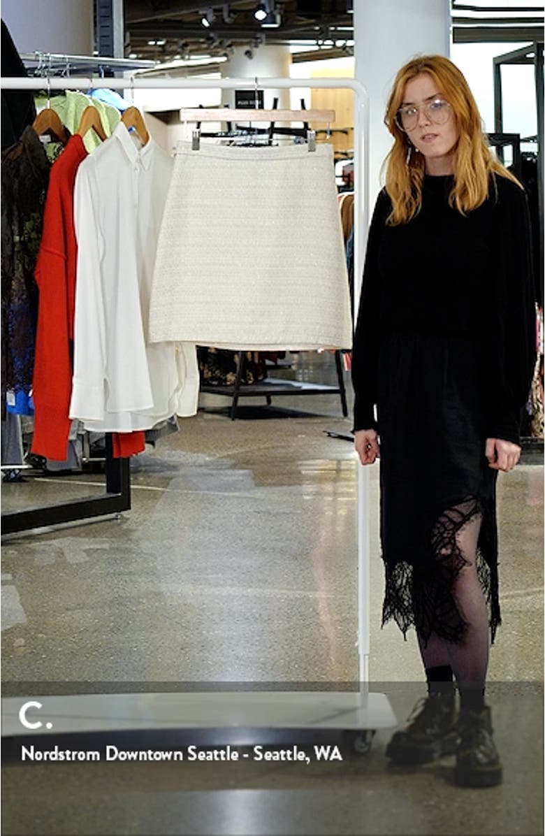 Tweed Pencil Skirt, sales video thumbnail