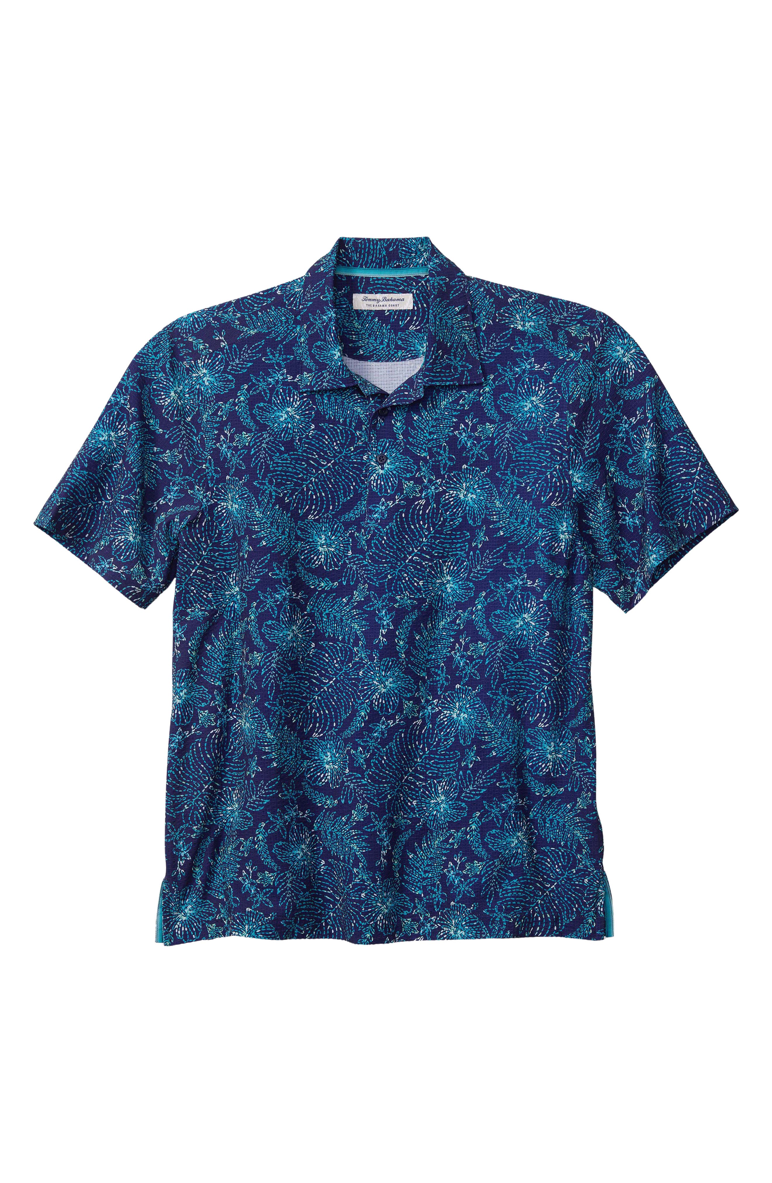 Tommy Bahama Bahama Coast Azul Burst IslandZone® Polo