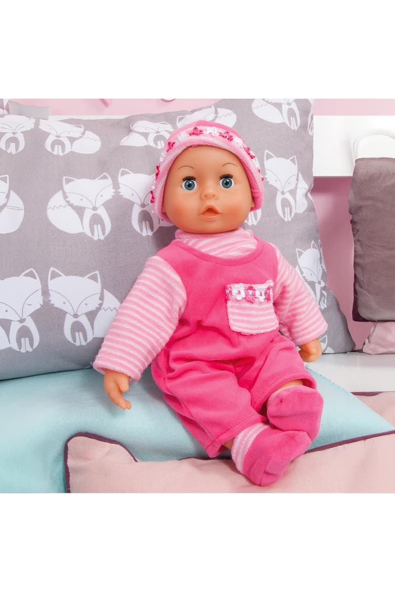 Soft Bodied Baby Doll with Sounds and Sleeping Eyes, 15 Inches, Alternate, color, Multicolored