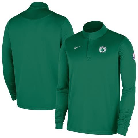 Men's Nike Kelly Green Boston Celtics 2025/26 Authentic Coaches Quarter-Zip Dri-Fit Top
