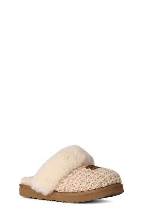 Kids' Cozy Knit II UGGplush™ & Genuine Shearling Trim Slipper (Toddler, Little Kid & Big Kid)