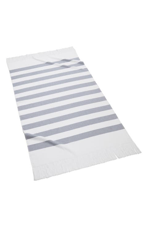 Sardinia Beach Stripe Cotton Beach Towel