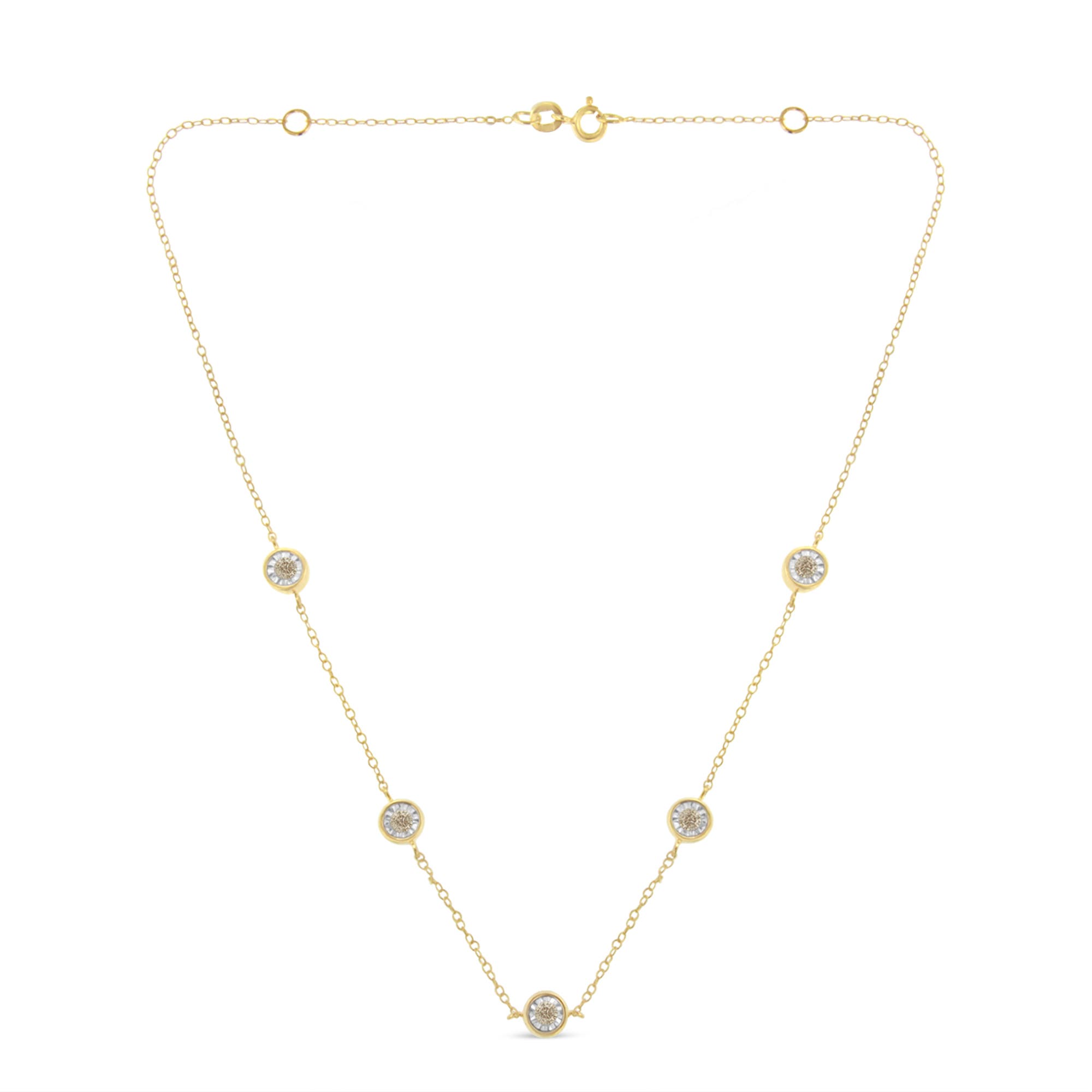 Yellow Gold over Silver