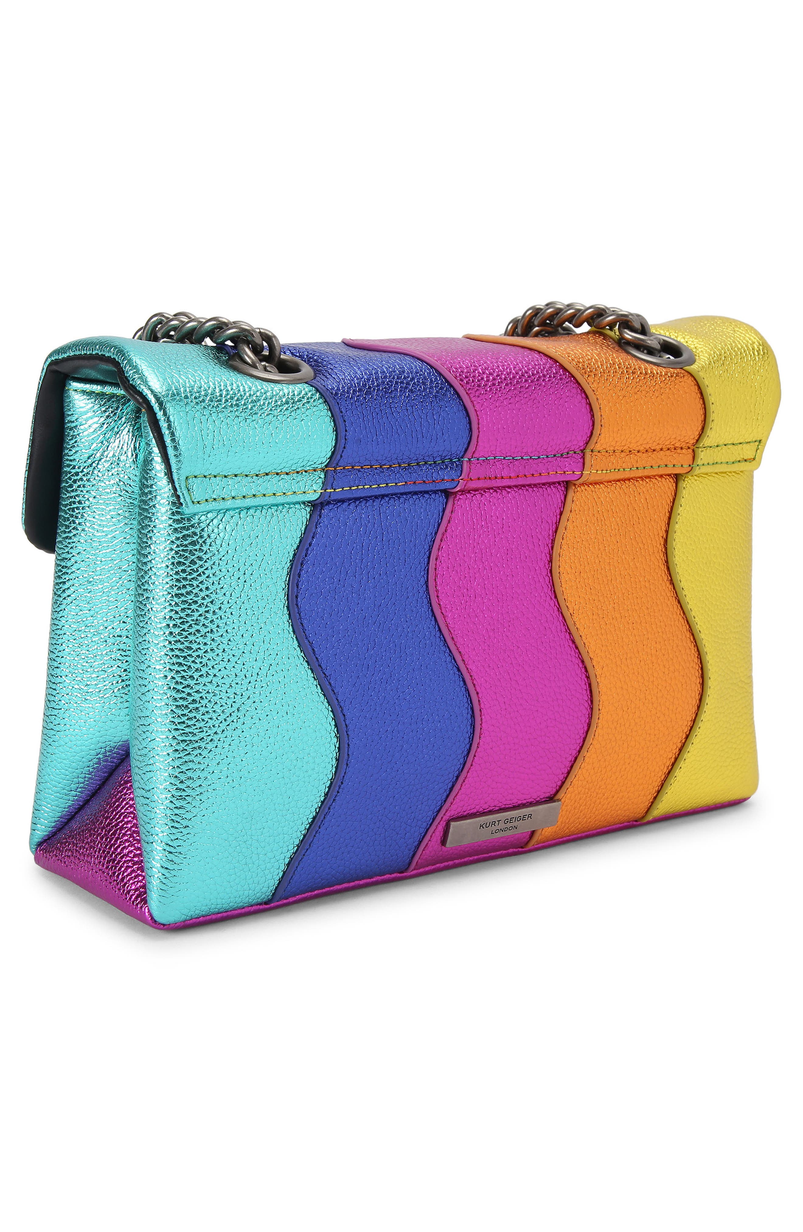 Kurt Geiger London Kensington Convertible Leather Crossbody Bag, Alternate, color, 