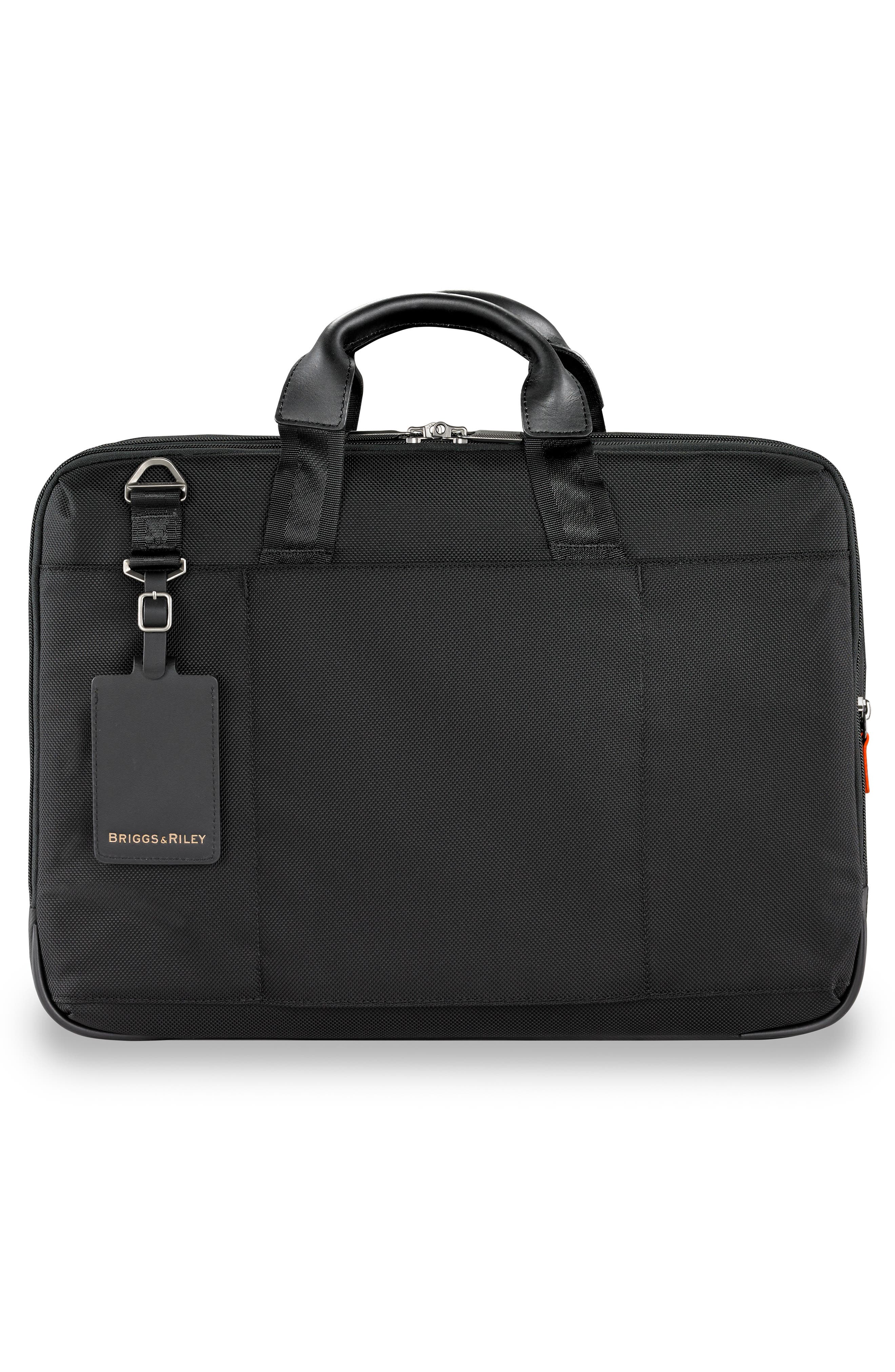 Briggs & Riley @work Large Expandable Ballistic Nylon Laptop Briefcase with RFID Pocket, Alternate, color, 