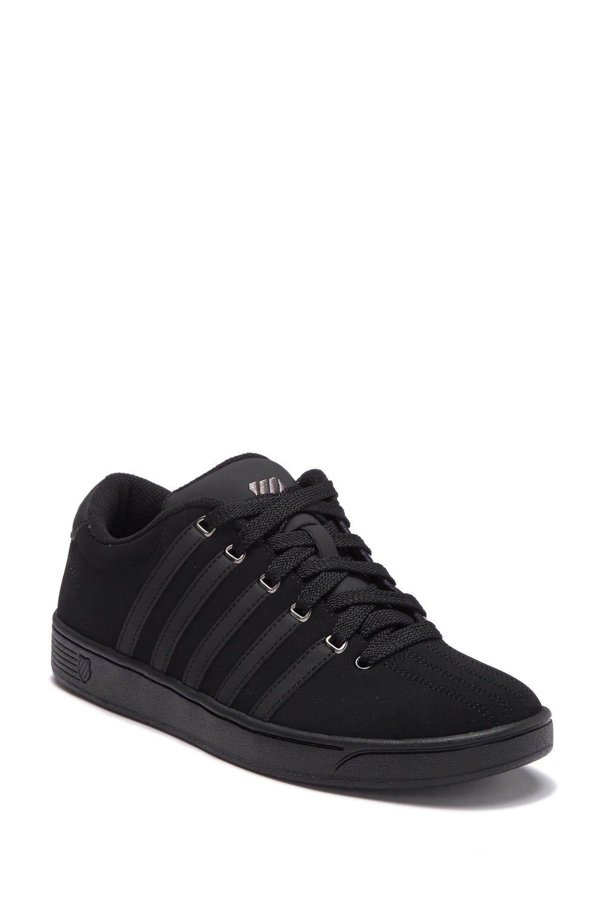 Court Pro II CMF Leather Sneaker, Main, color, BLACK/CHARCOAL