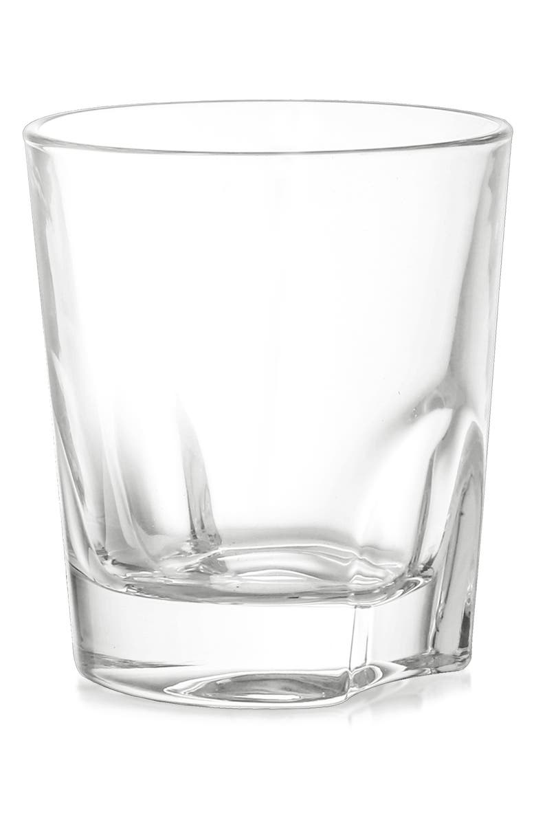 JoyJolt Carina Set of 2 Whiskey Glasses, Alternate, color, Clear