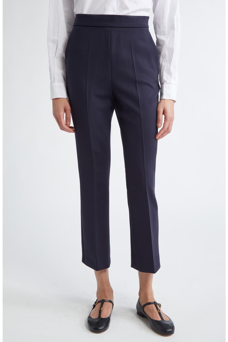 Nepeta Wool Stretch Crepe Ankle Pants, Main, color, ULTRAMARINE
