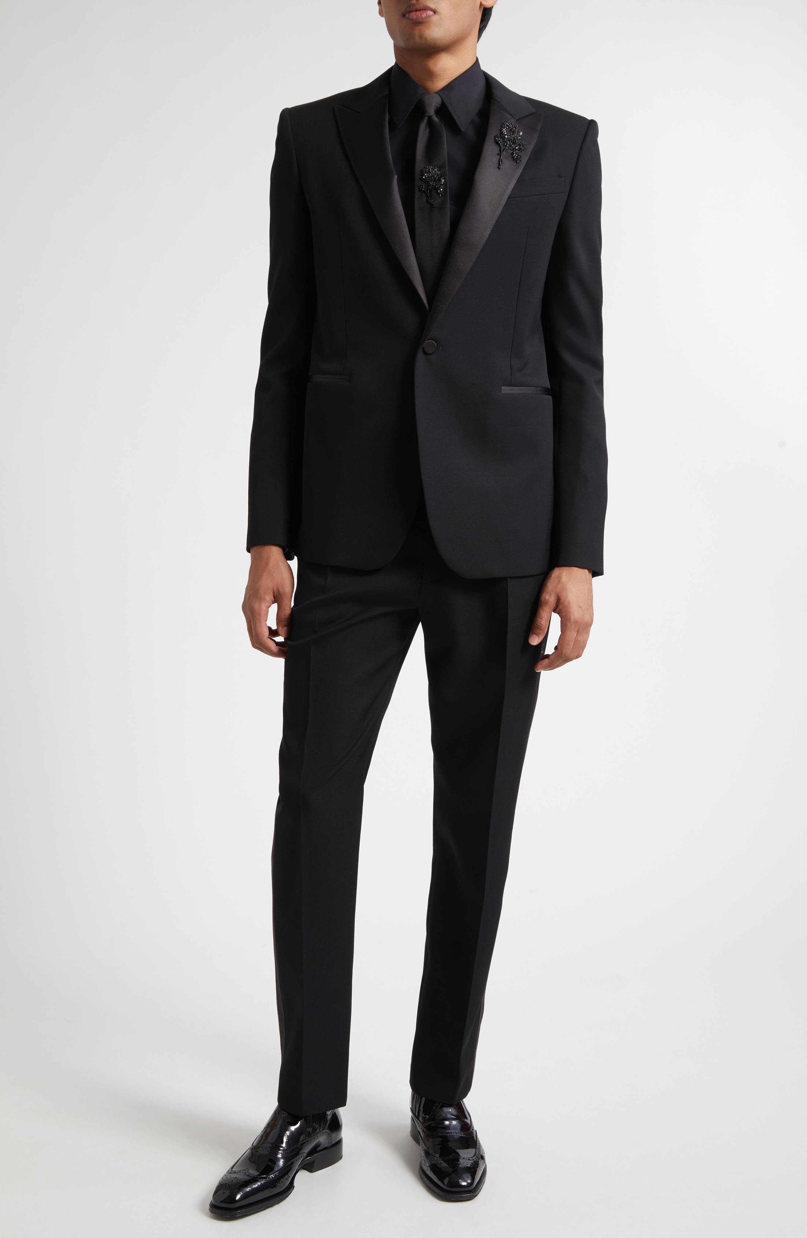 Wool Tuxedo Trousers - image 2