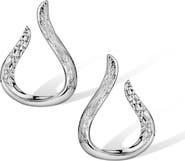 RETRO CHIC Wave Round Earrings