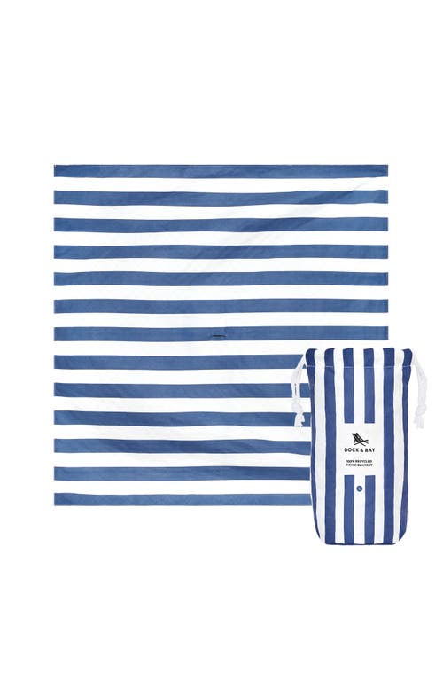 Dock & Bay Picnic Blanket In Blue
