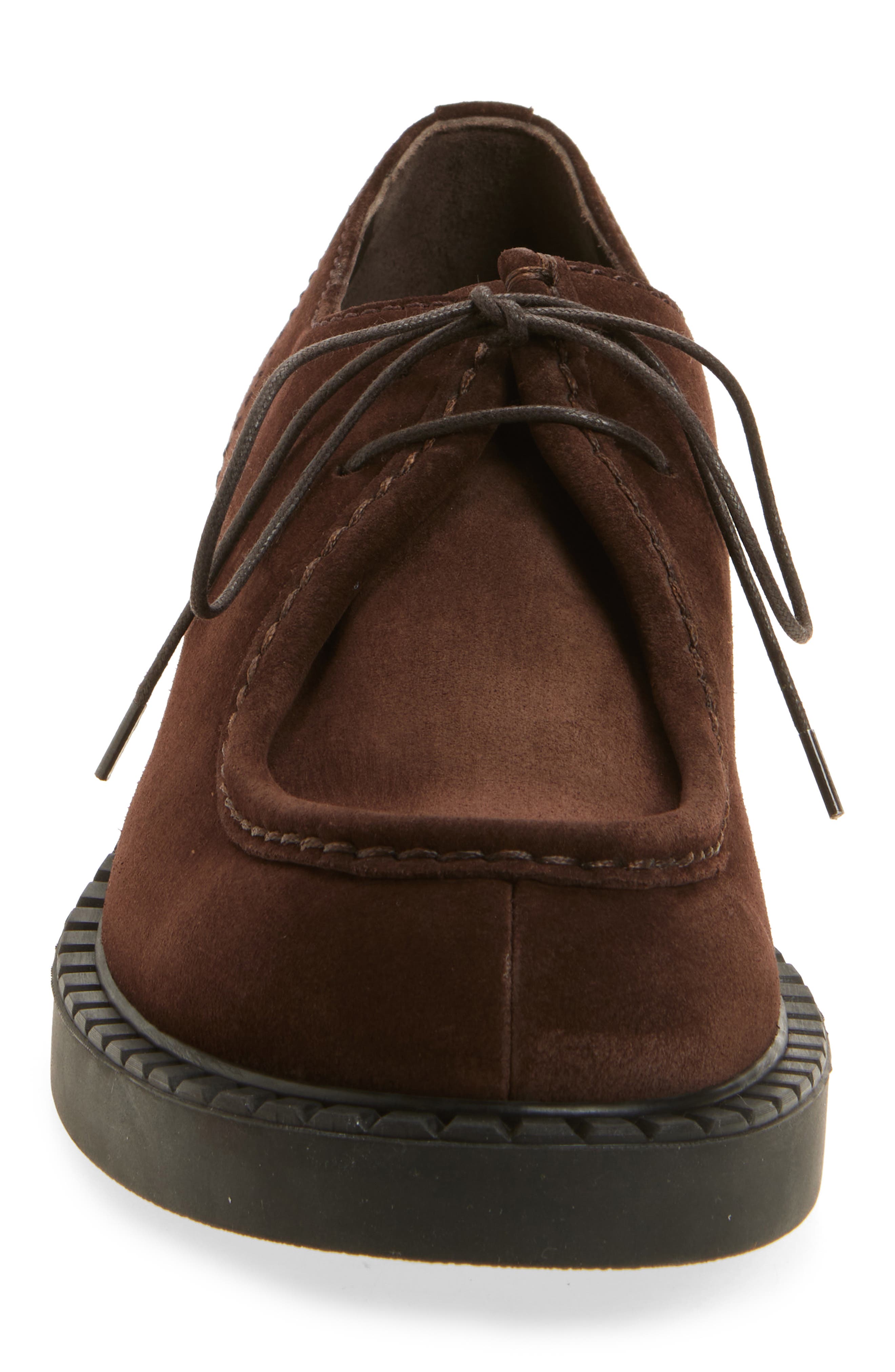 Prada Chocolate Derby, Alternate, color, Moro