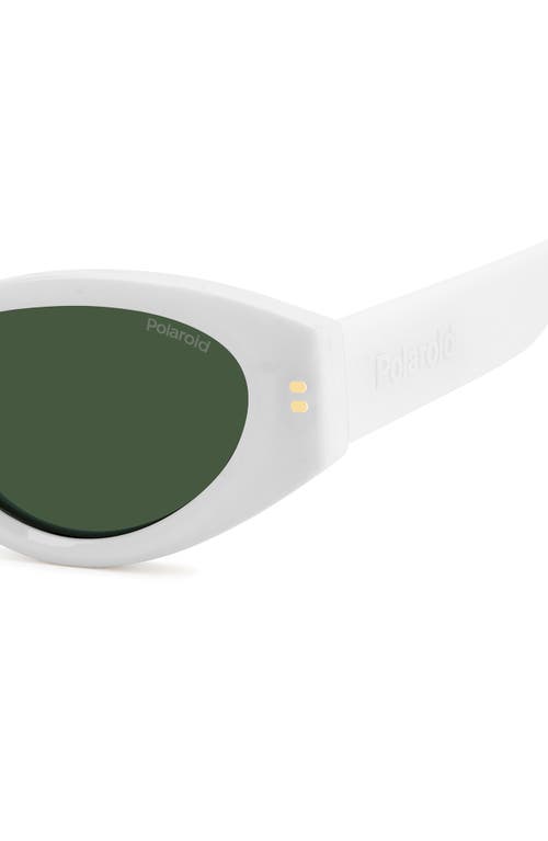 Polaroid 51mm Polarized Cat Eye Sunglasses
