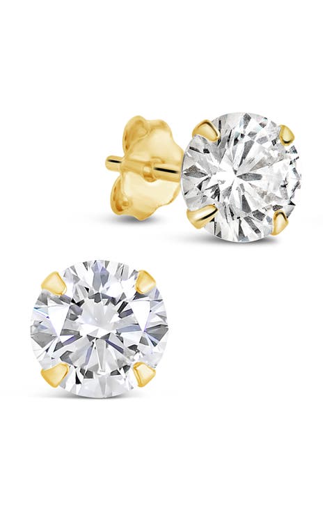 Cubic Zirconia Stud Earrings