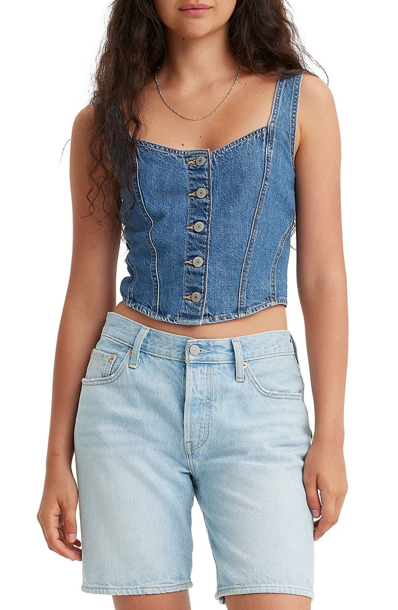 Levi's<sup>®</sup> Alani Denim Vest, Main, color,