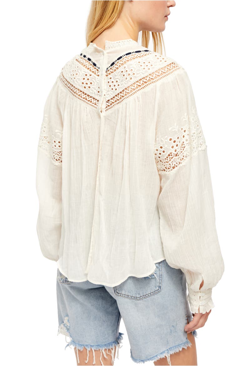 Abigail Victorian Top, Alternate, color, IVORY