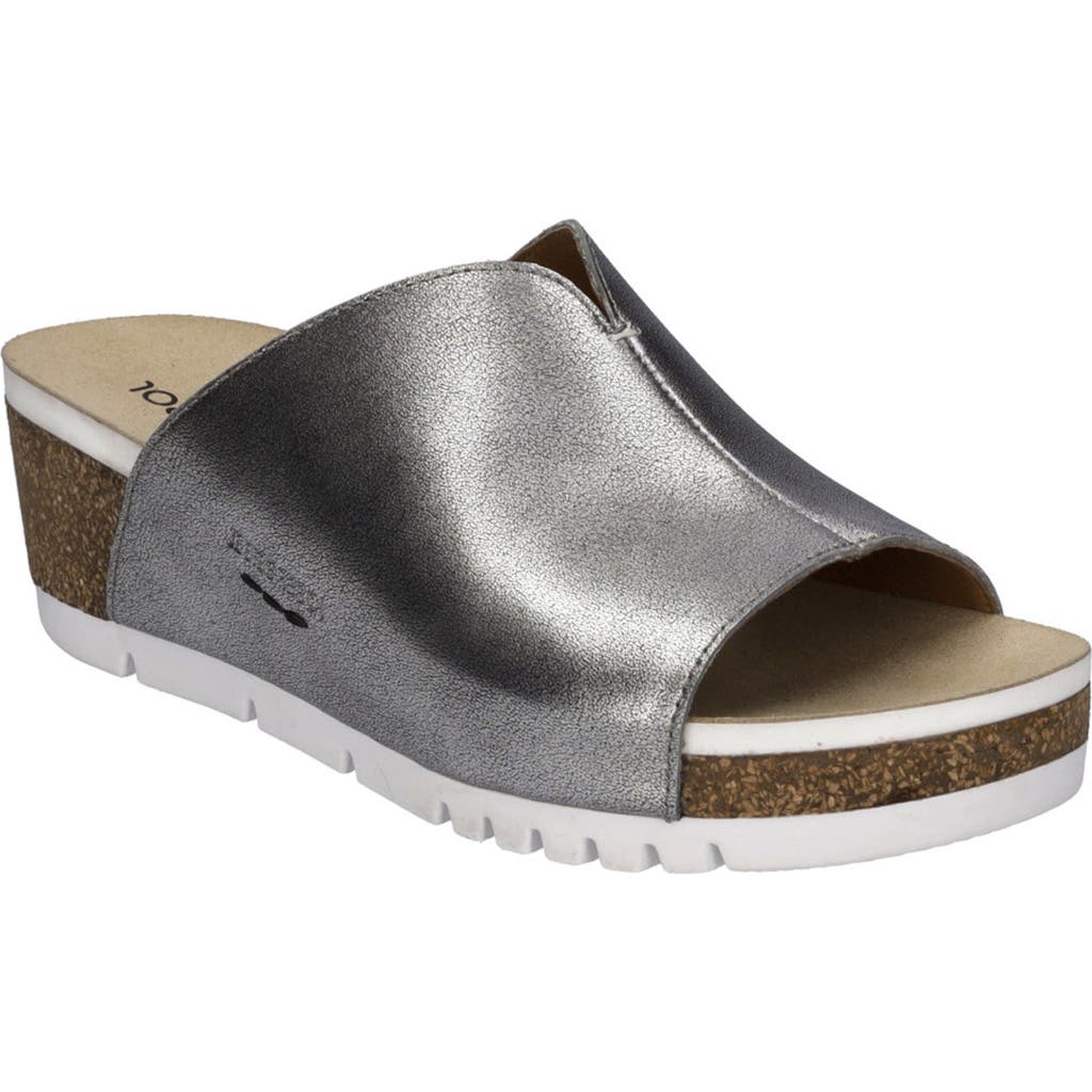 Josef Seibel Quinn 01 Wedge Sandal In Platin