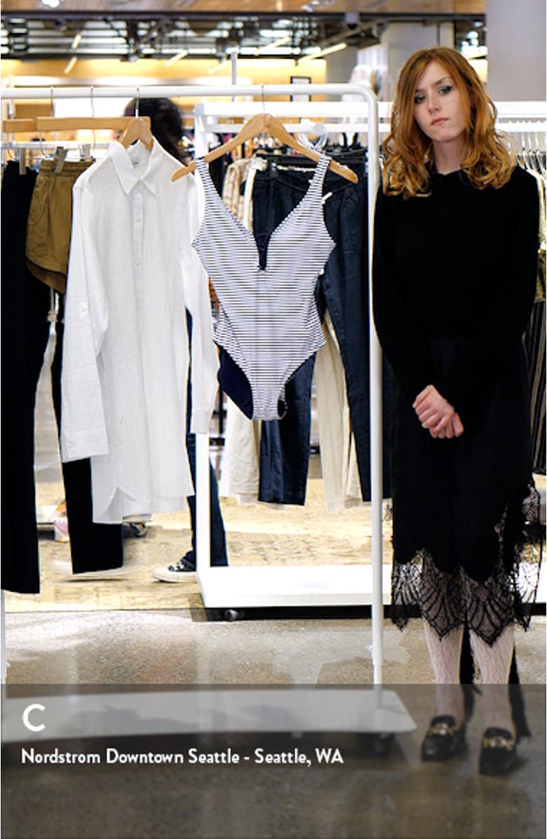 Breaker Bay Reversible Lace Back One-Piece Swimsuit, sales video thumbnail