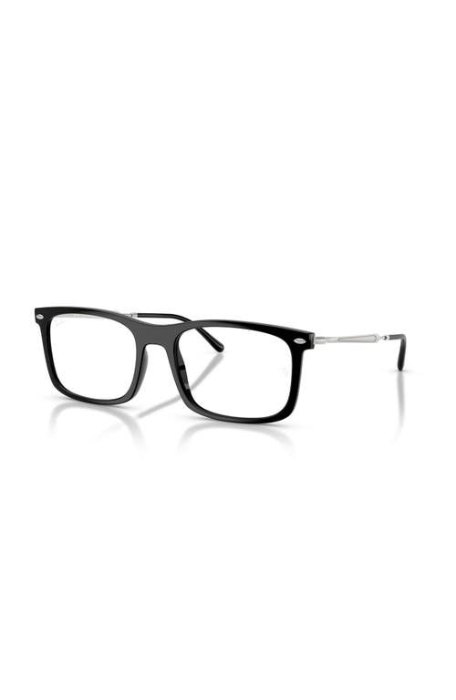 Ray Ban Ray-ban 54mm Rectangle Optical Glasses In White
