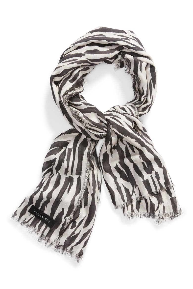 Tear Square Scarf, Alternate, color, BLACK
