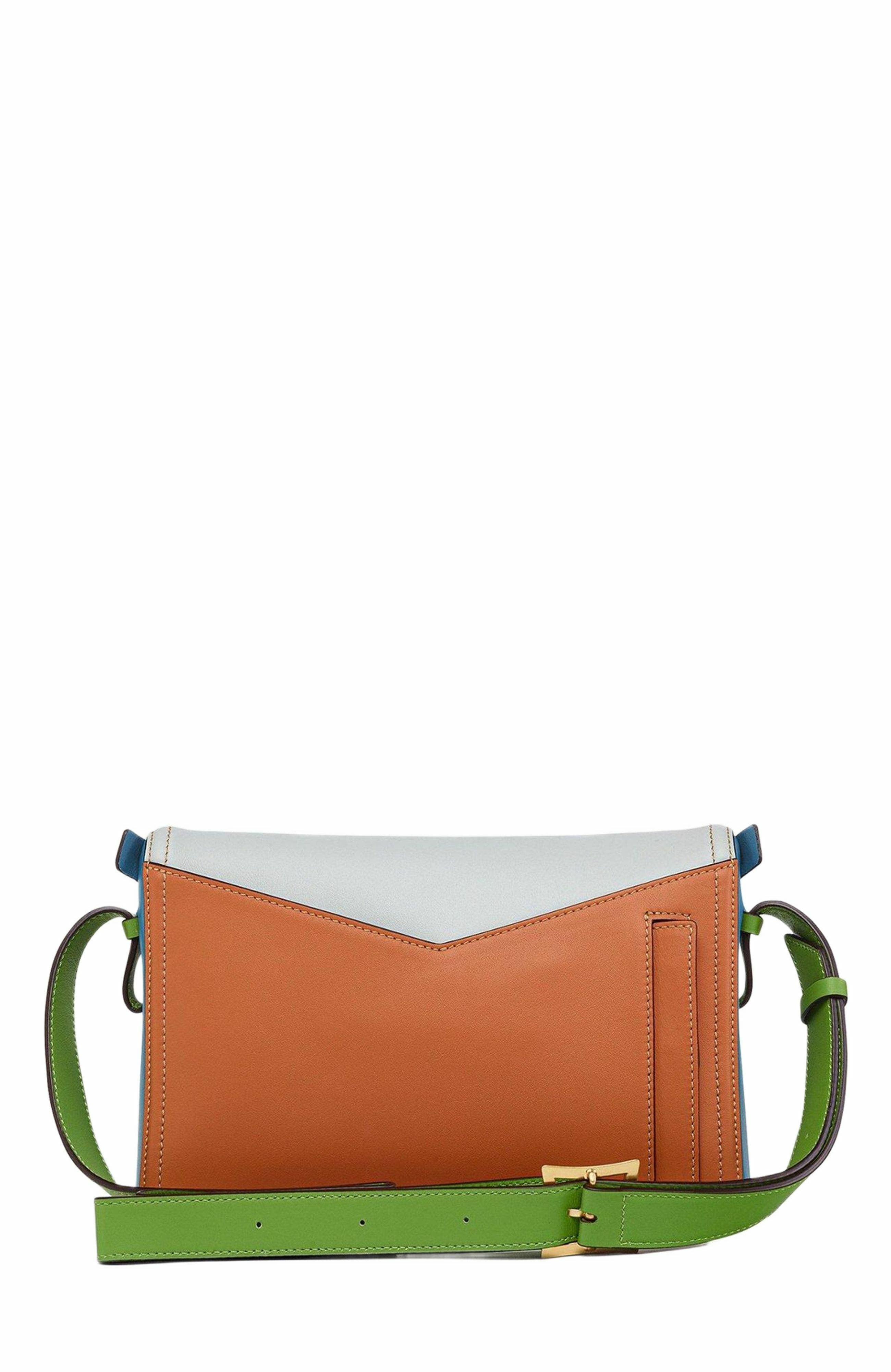 MCM Diamant 3D Shoulder Bag in Suede and Calf Leather, Alternate, color, Multi