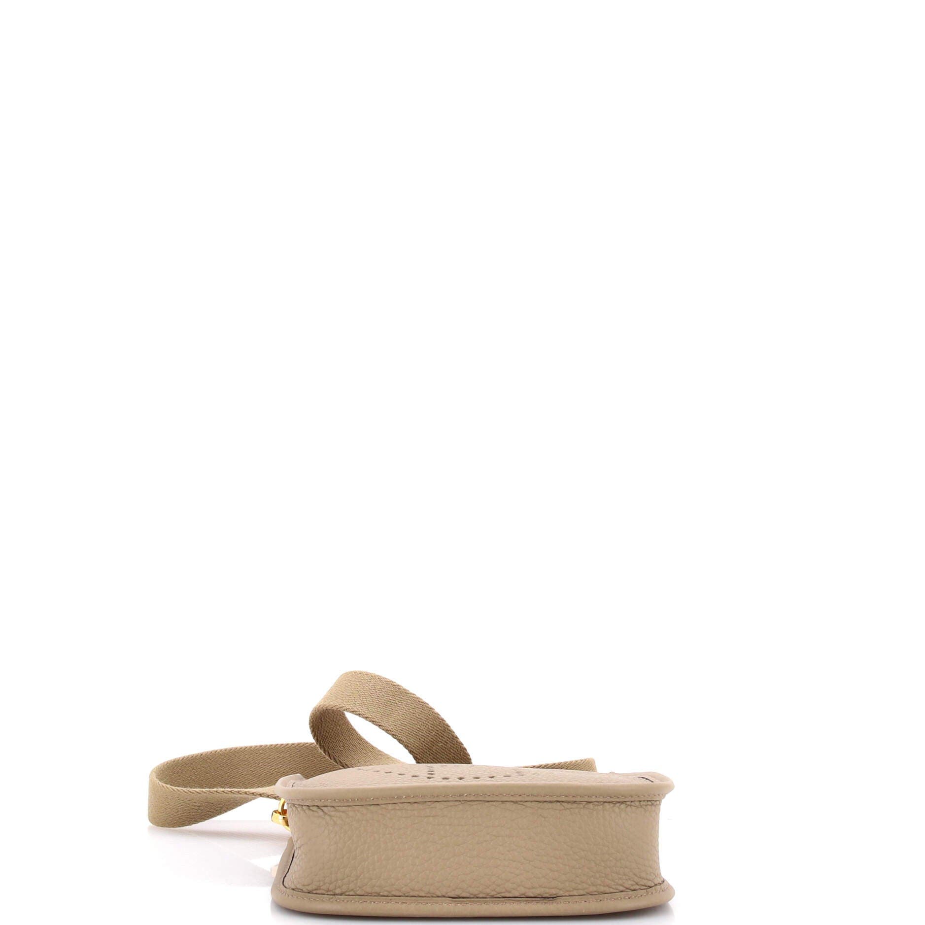 Pre-Owned Hermes Evelyne Bag Gen III Clemence TPM, Alternate, color, Beige Marfa