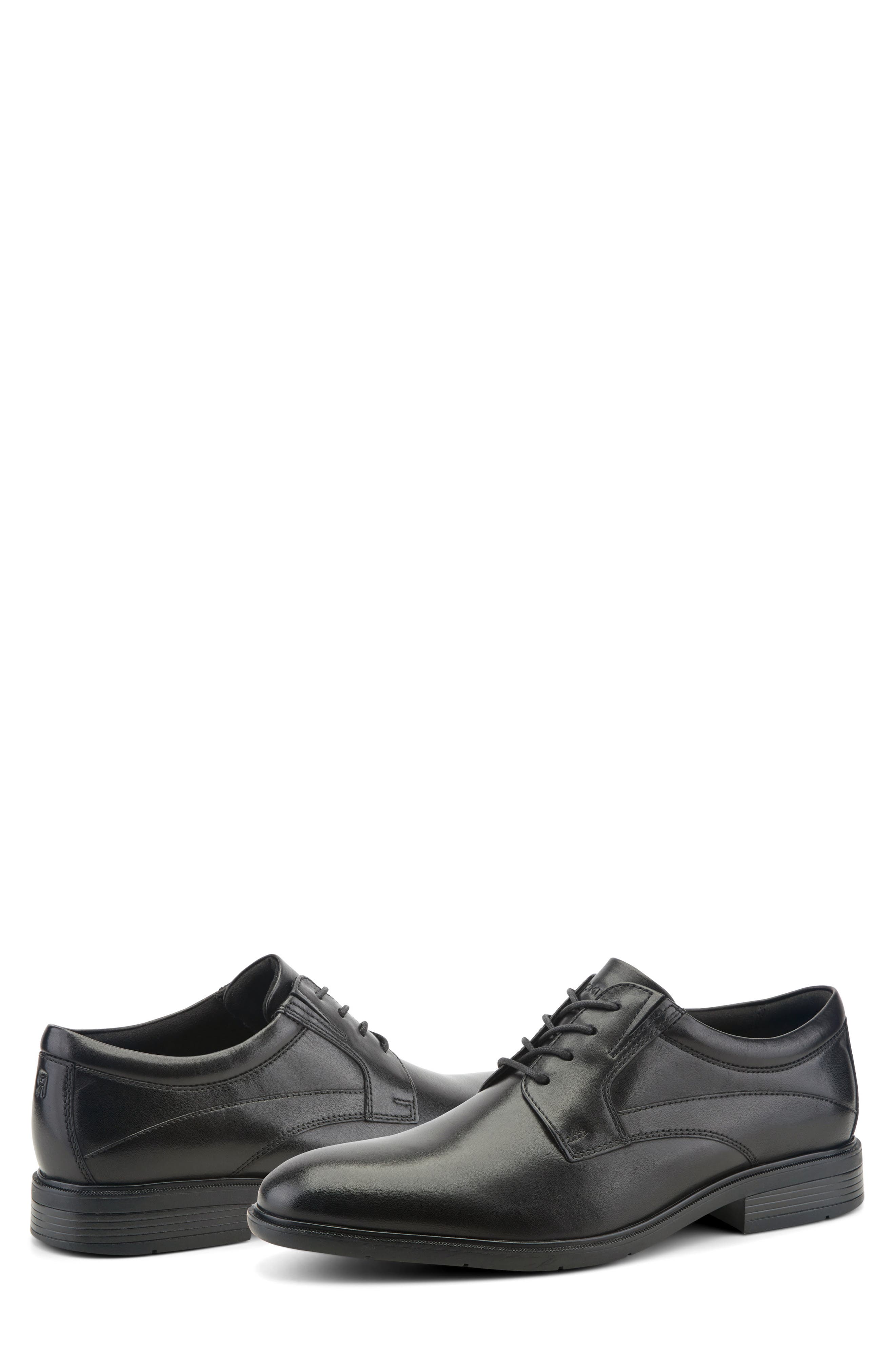 Otto Waterproof Derby, Alternate, color, BLACK LEATHER