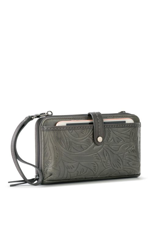 The Sak Iris Smartphone Crossbody In Slate Leaf