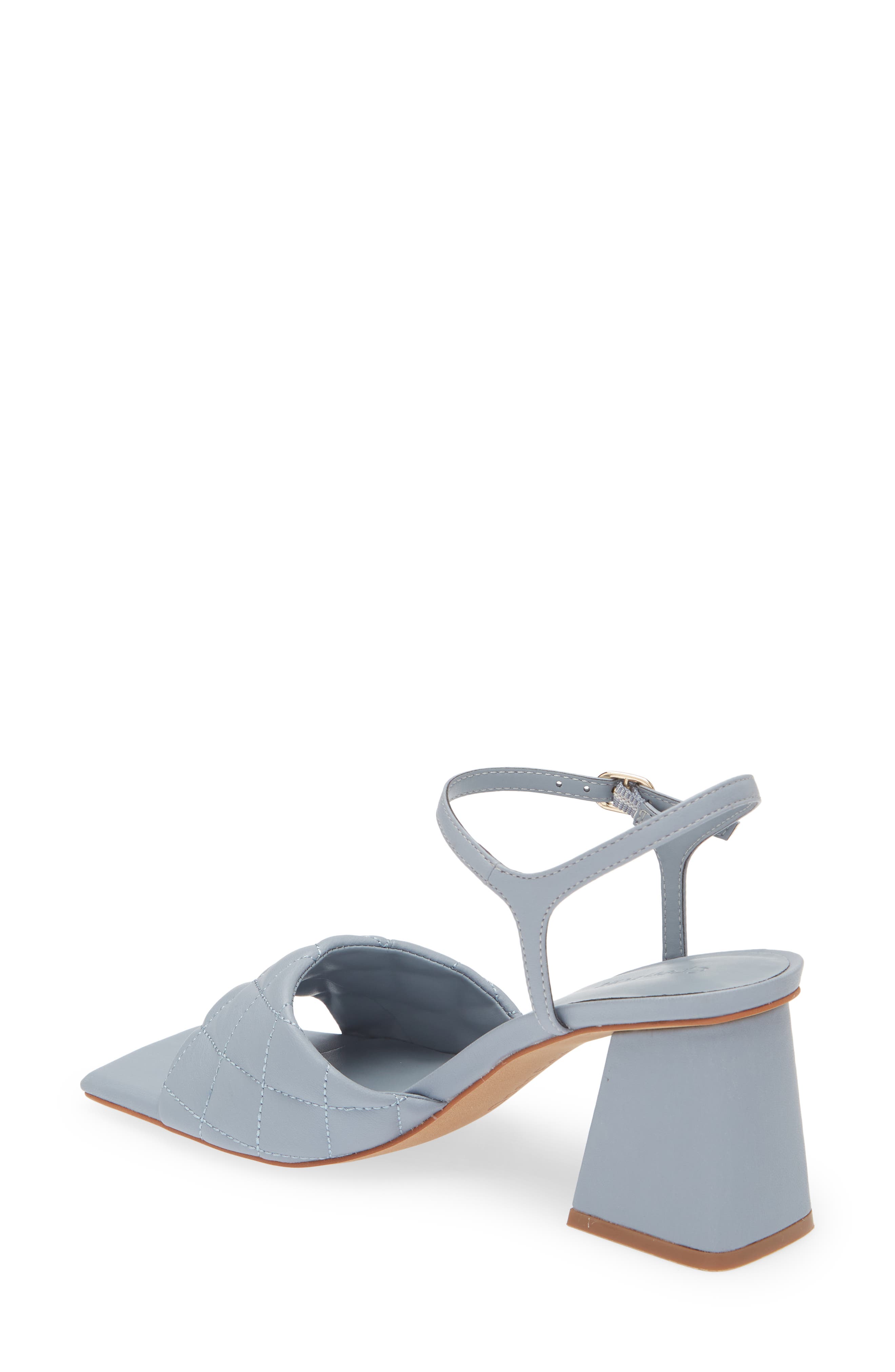 Austyn Quilted Sandal, Alternate, color, BLUE MINERAL