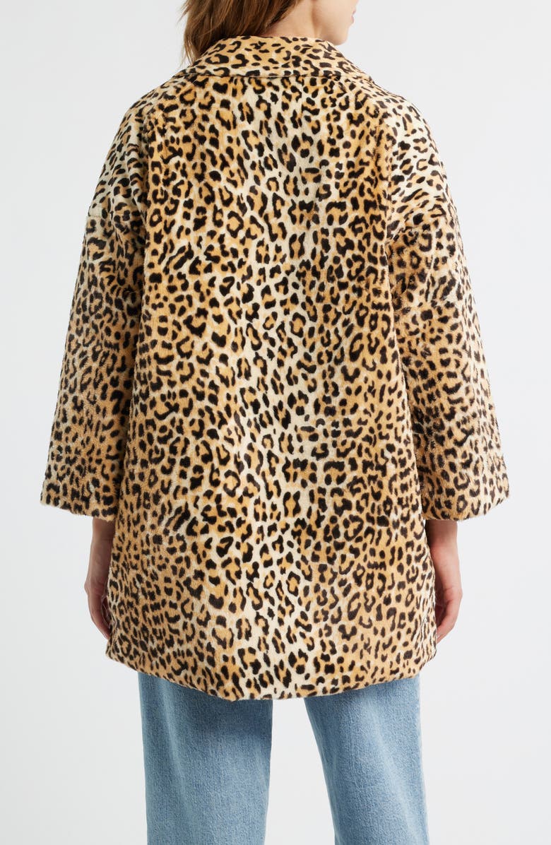 THE GREAT. The Car Coat, Alternate, color, Vintage Leopard
