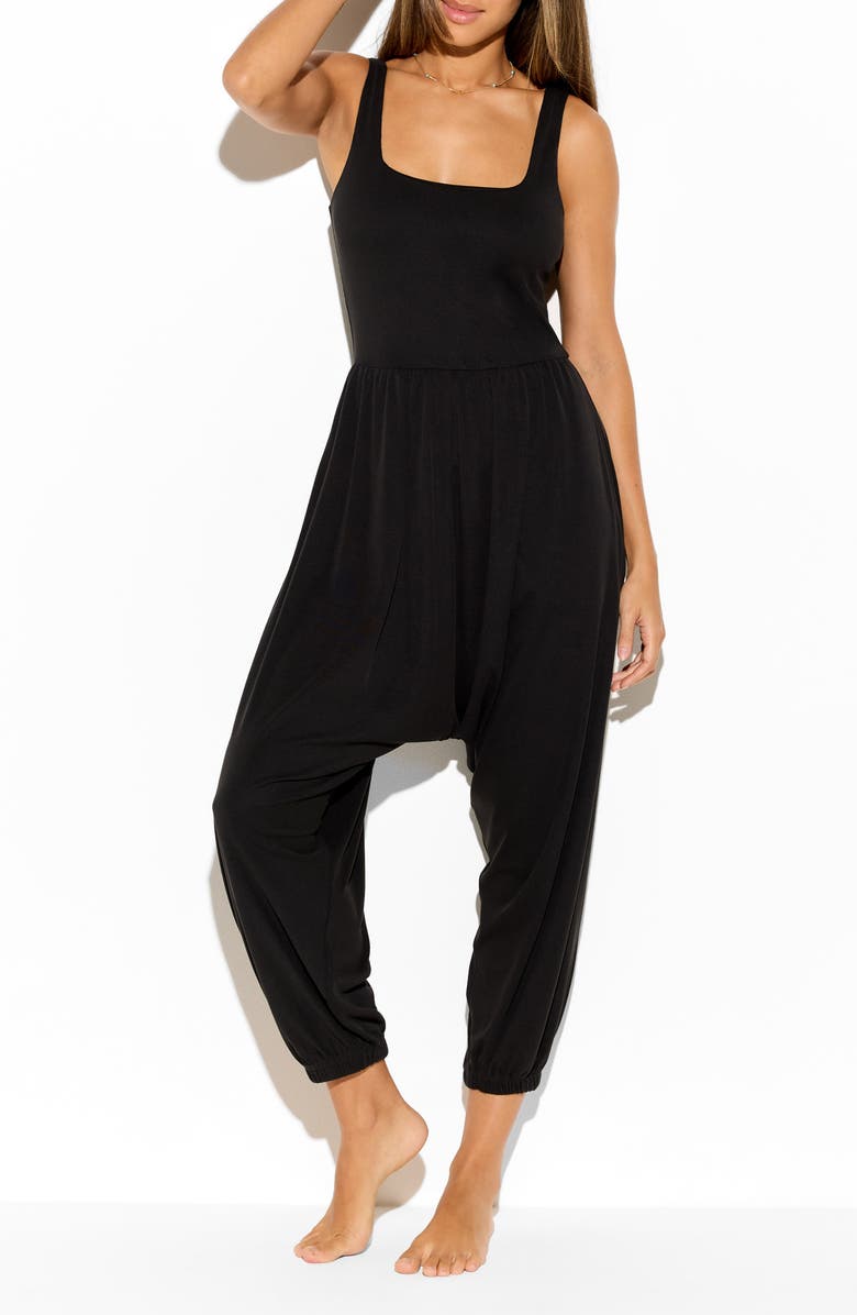 Spiritual Gangster Baja Jumpsuit, Alternate, color, Black