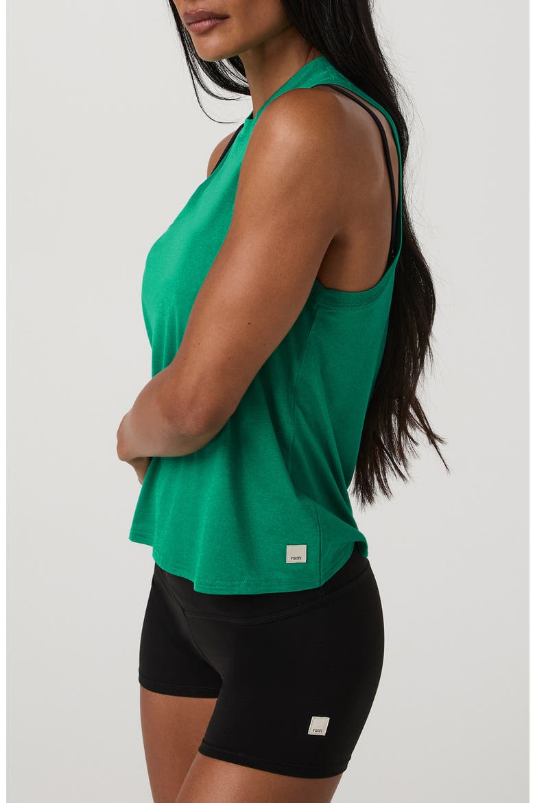 Energy Top Long, Alternate, color, EMERALD HEATHER
