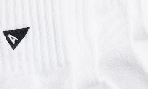 Arvin Goods Assorted 3-pack Quarter Crew Socks In White