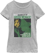 Wicked: For Good Girls Wicked For Good Elphaba Beware of the Green Menace T Shirt