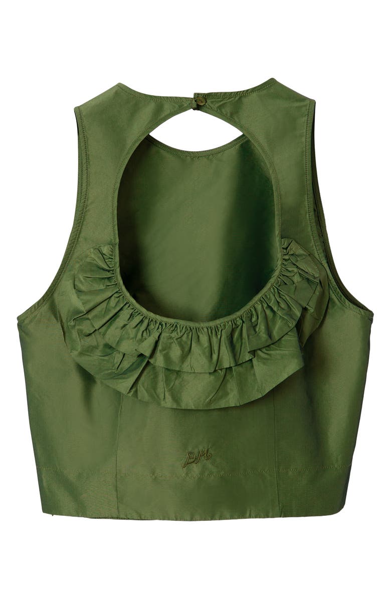 Damson Madder Constance Open Back Top, Alternate, color, Olive