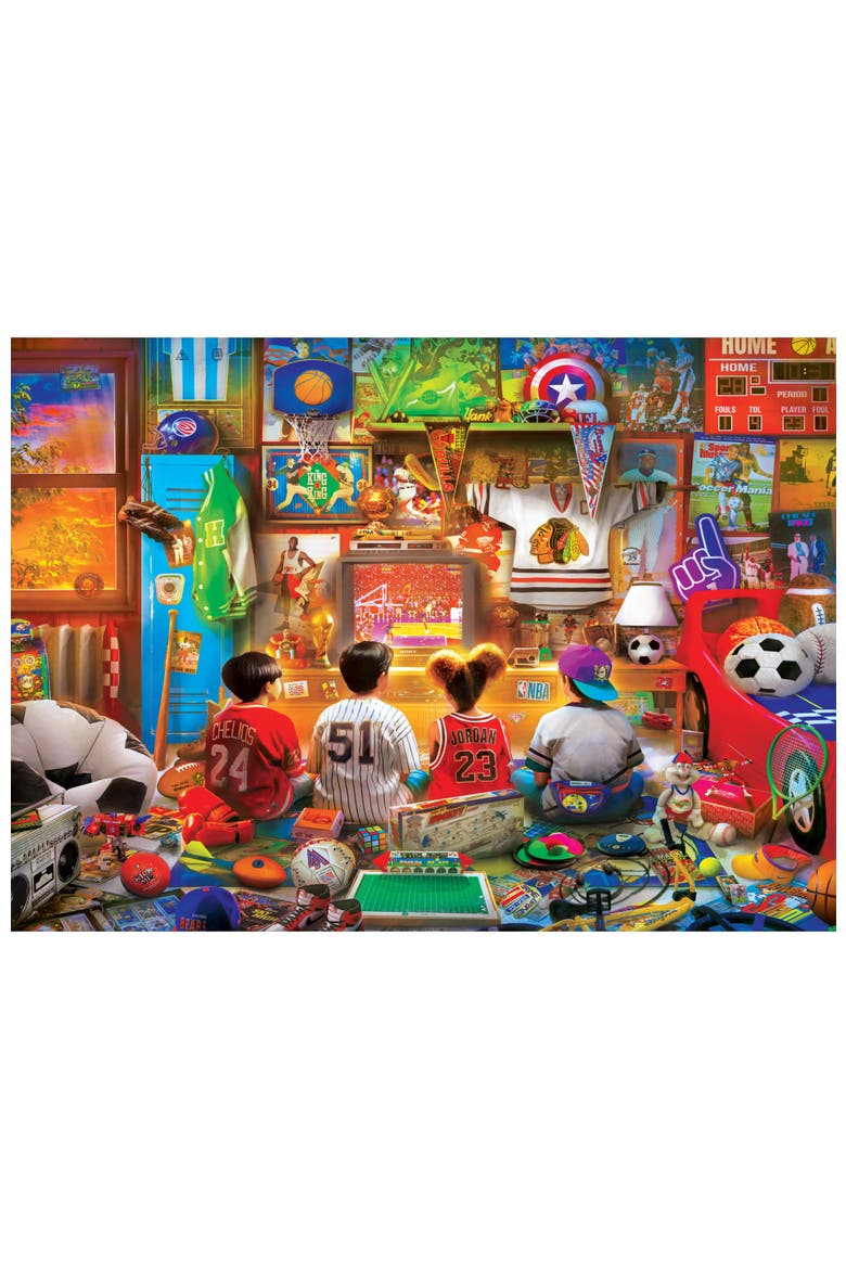 Game Day Hangout 1000pc Jigsaw Puzzle, Alternate, color, Multicolor