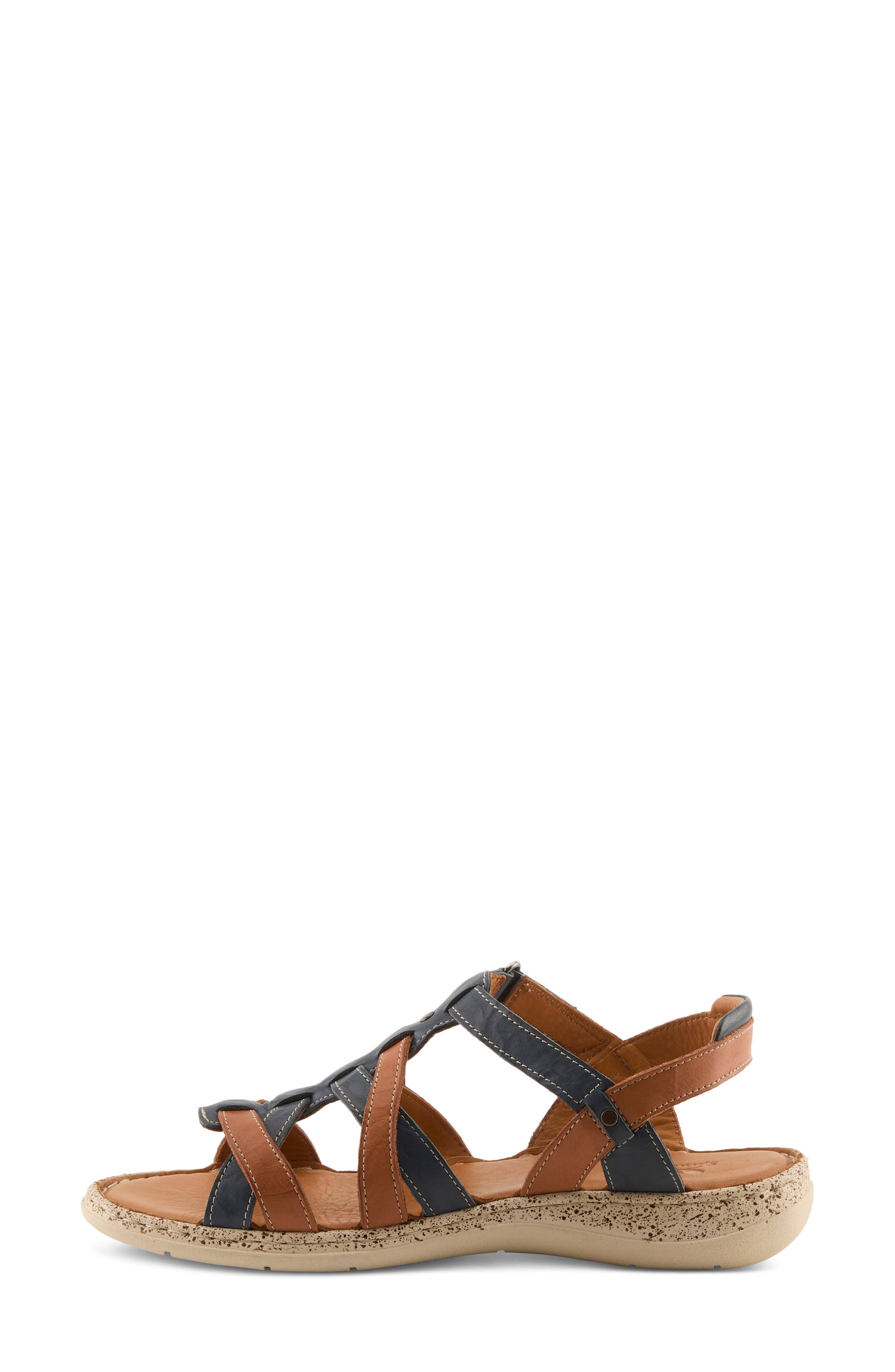 Nyxelle Cage Sandal, Alternate, color, NAVY MULTI