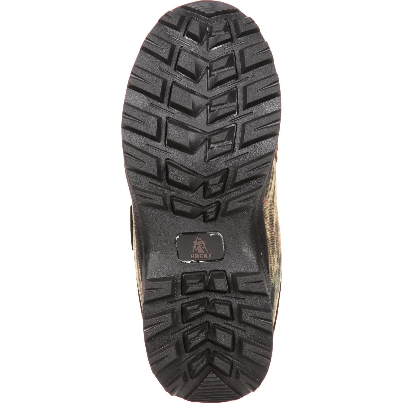 Rocky Waterproof Kids' Hunting Waterproof 800G Insulated Boot, Alternate, color, Brown And Mossy Oak Country