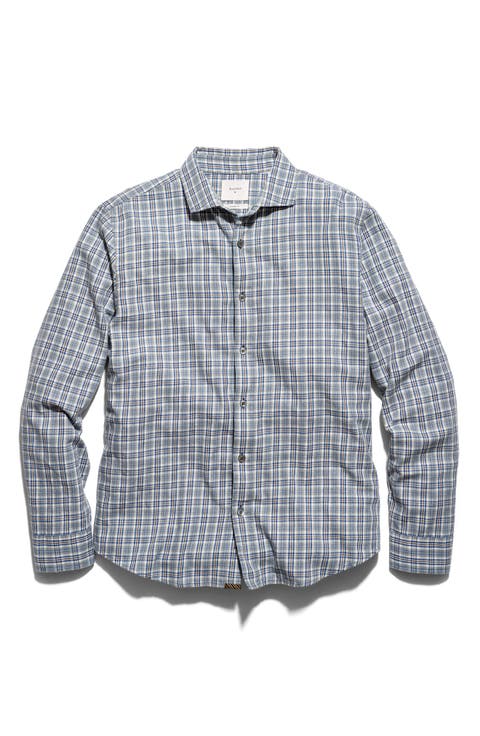 Hutcheson Plaid Cotton Twill Sport Shirt