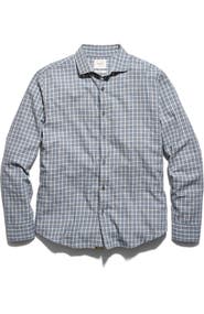 Billy Reid Hutcheson Plaid Cotton Twill Sport Shirt