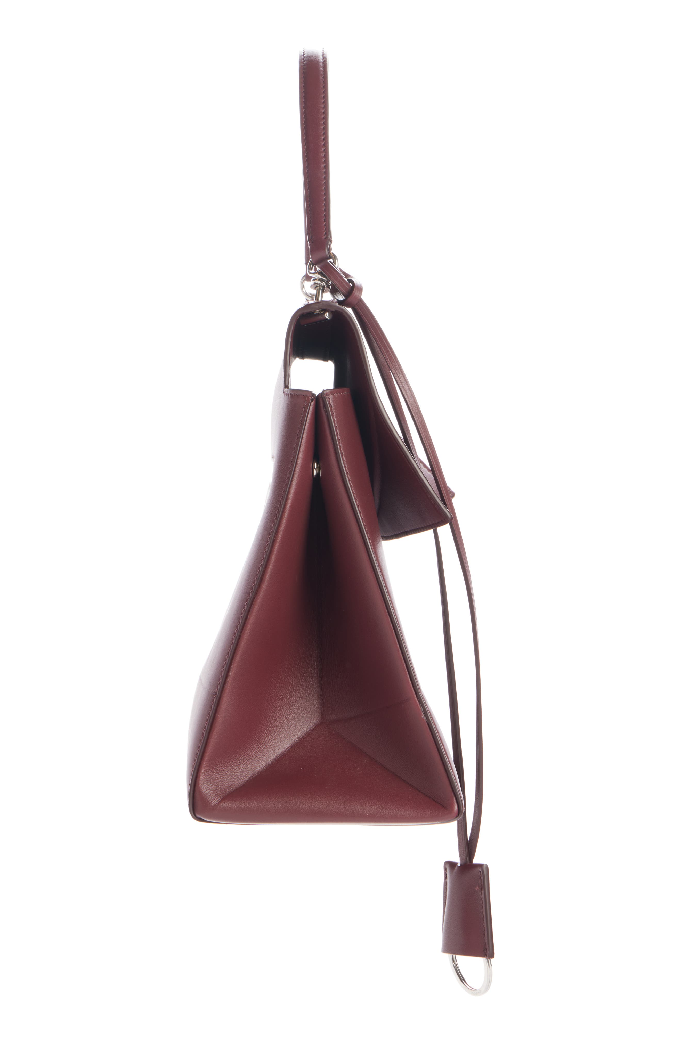 Balenciaga Medium Nano BB Leather Top Handle Bag, Alternate, color, 