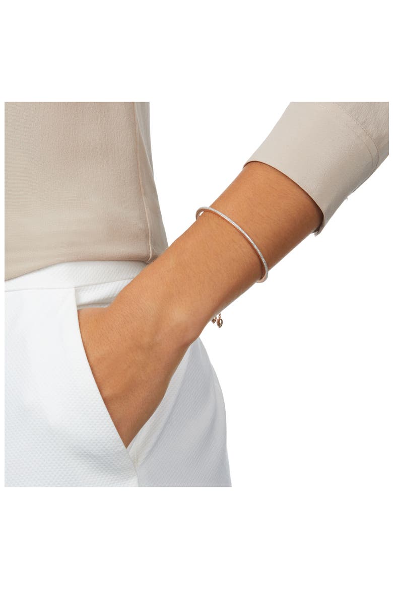 Fiji Skinny Vermeil Diamond Bar Bracelet, Alternate, color, ROSE GOLD