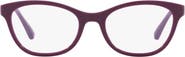 Emporio Armani Kids' 48mm Cat Eye Optical Glasses