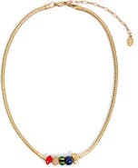 Clare V. Bien Bead Pendant Necklace