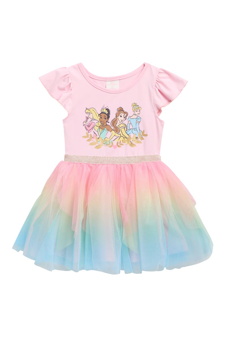 Kids' x Disney Princess Ballerina Tutu Dress, Main, color, PINK MULTI